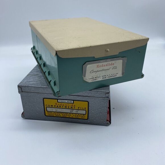 Kodaslide Compartment File Lot of 2 Made in USA - Picture 4 of 12